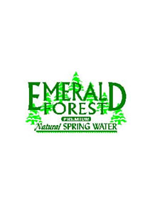 Emerald Forest Natural Spring Water