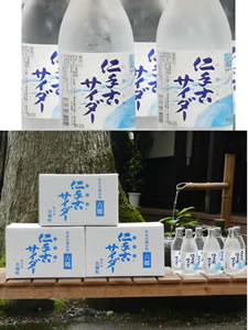 仁手古サイダー 360mL　12本入り