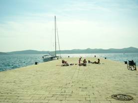 アドリア海沿岸の街「Zadar(ザダル)」の風景