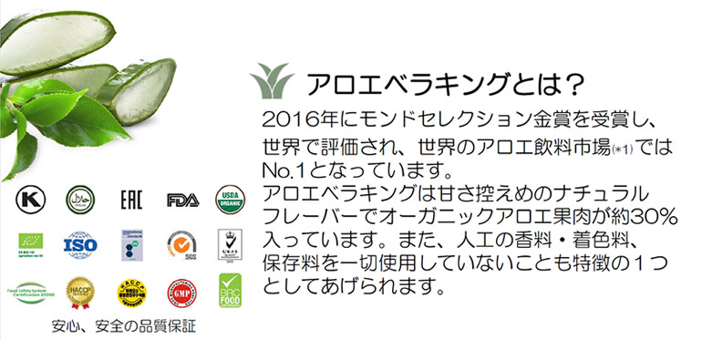 アロエベラキング 500ml 本入り 正規輸入品 水広場