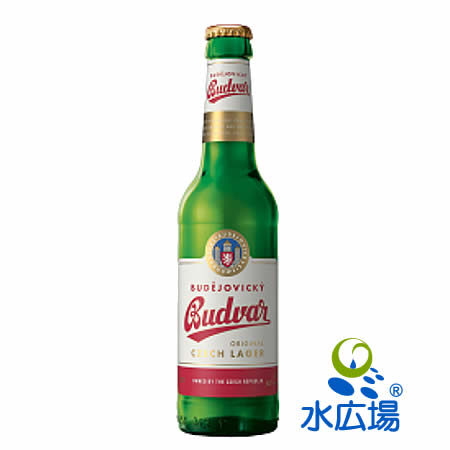 送料無料 チェコビール ブドバー Budvar 330ml 瓶 24本 正規輸入品 水広場